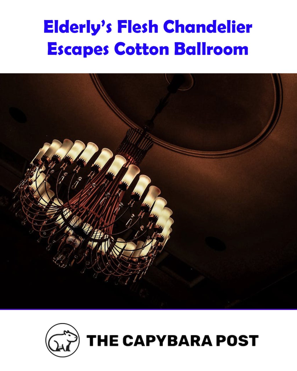 Elderly Gym-Goer’s Flesh Chandelier Escapes Ballroom As He Bends to Tie Shoe, Delivers Monologue on Greek&nbsp;Democracy