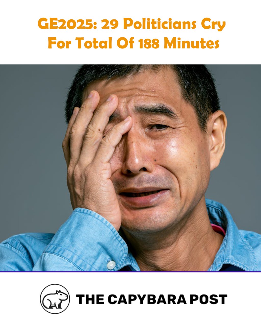 29 Politicians Cry For Total Of 188 Minutes During 2025 Singapore General&nbsp;Elections