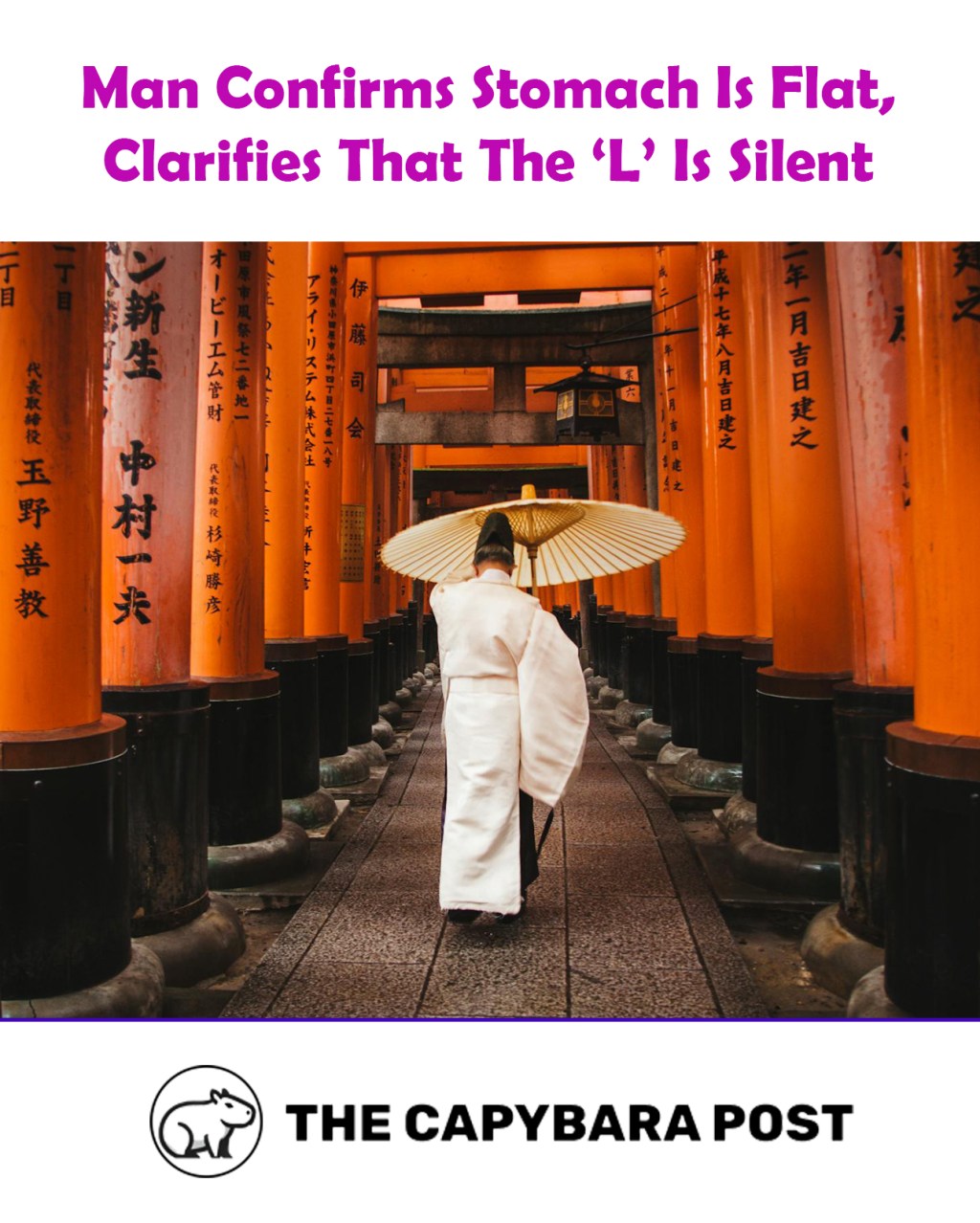 Man Confirms Stomach Is Flat, Clarifies That The ‘L’ Is&nbsp;Silent